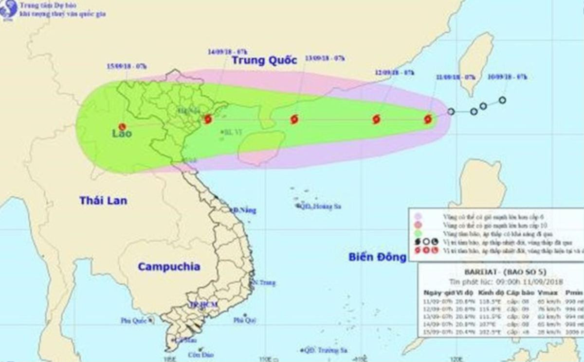 Bão số 5 đang có khả năng tăng mạnh, Biển Đông lại tiếp tục đón siêu bão Mangkhut Ảnh 1