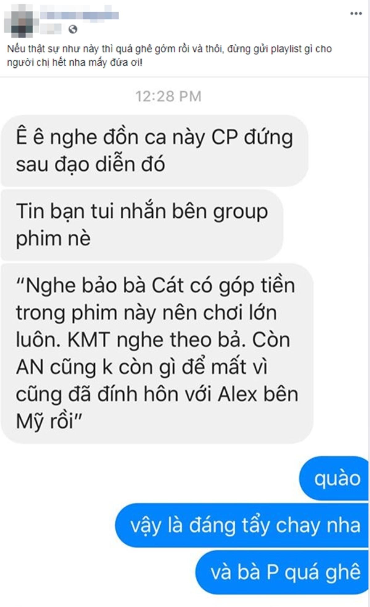 Lộ tin nhắn làm dấy lên nghi án 'tình tay 3' Cát Phượng - Kiều Minh Tuấn - An Nguy là 'thuyết âm mưu' có tính toán? Ảnh 1