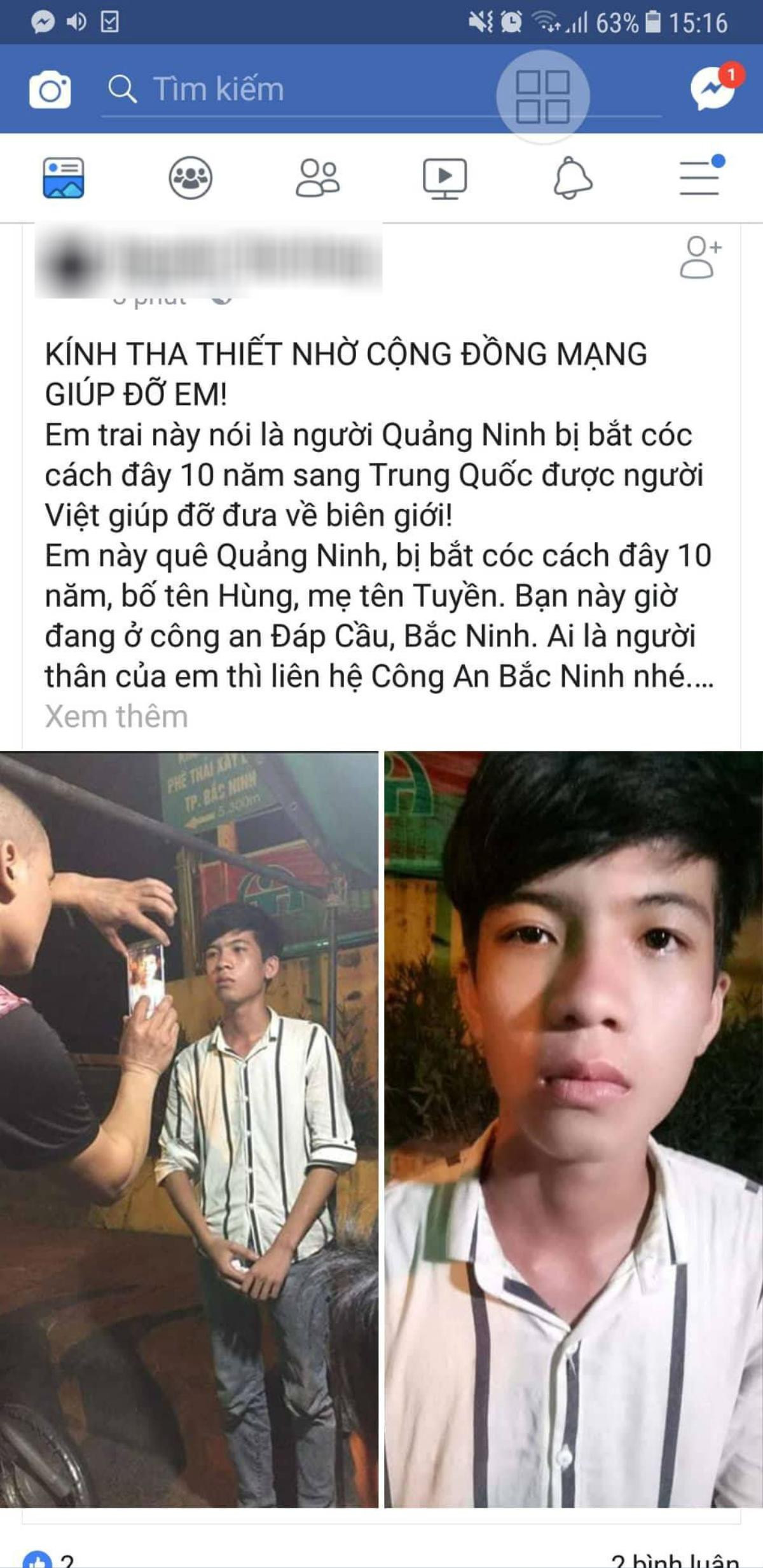 Xôn xao nam thanh niên bị bắt cóc sang Trung Quốc cách đây 10 năm vừa trốn về Việt Nam nhưng không nhớ thông tin gia đình Ảnh 1