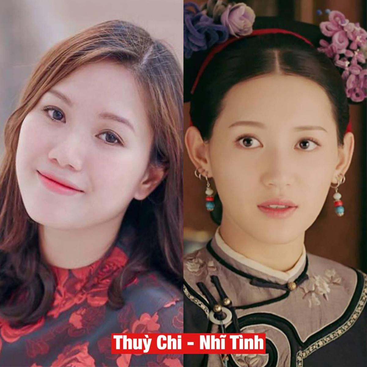 Fan giao vai cổ trang cho sao Việt: Đông Nhi thành Thuần Phi, Thùy Chi 'chị em' với Nhĩ Tình? Ảnh 5