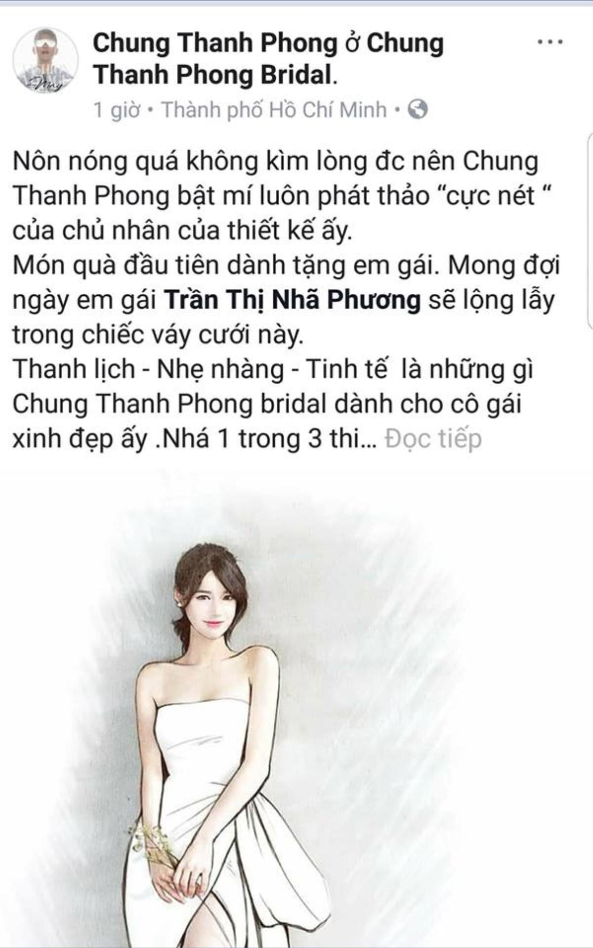 Hé lộ váy cưới Nhã Phương sẽ mặc trong ngày cưới Trường Giang Ảnh 1