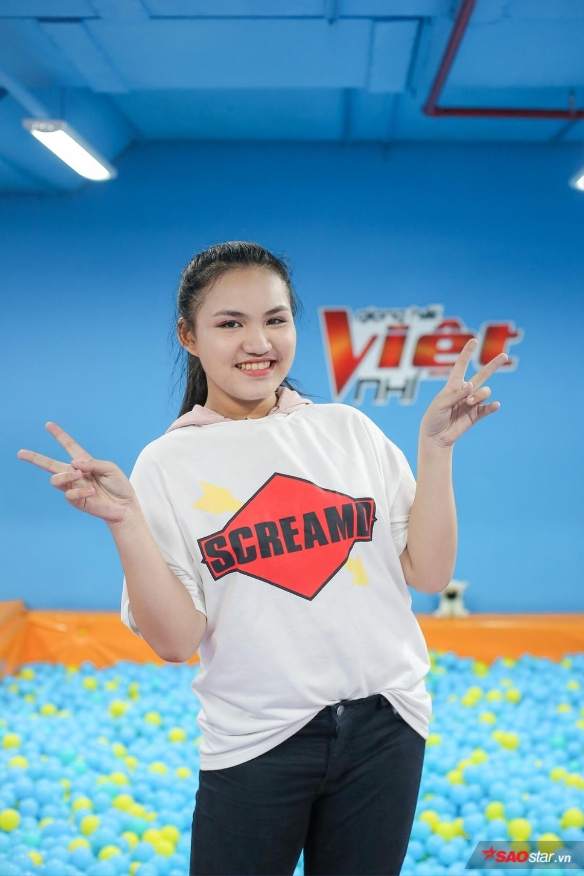 Ngọc Ánh, Lưu Hiền Trinh biểu diễn 'bất chấp địa hình' thị phạm cho dàn thí sinh The Voice Kids 2018 Ảnh 3