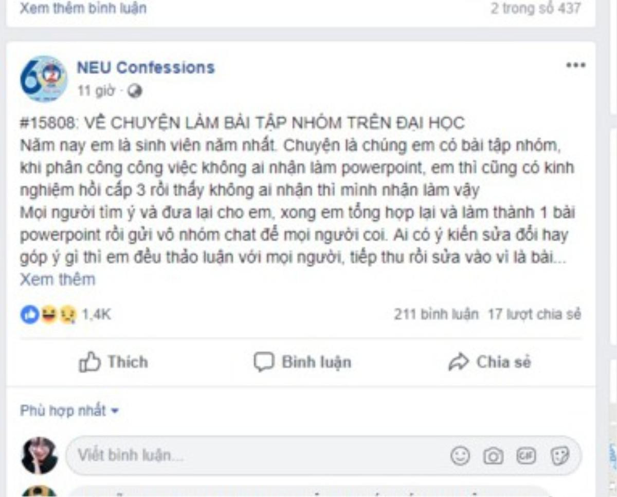 Tâm sự của nữ sinh mới lên Đại học đã bị bạn cùng 'team work' cướp thành quả, đọc xong ai cũng xúc động cảm thông Ảnh 1