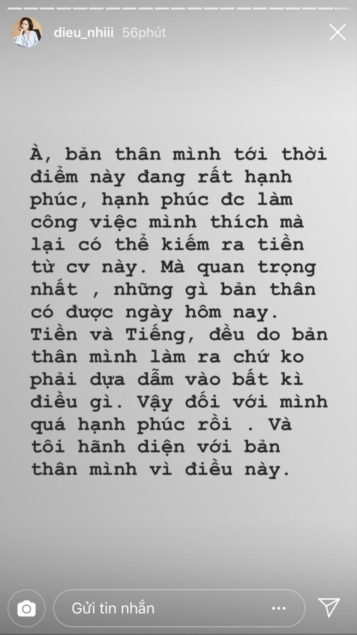 Sau hơn 5 năm cống hiến, Diệu Nhi bất ngờ viết tâm thư chia sẻ 'chuyện làm nghề' Ảnh 13