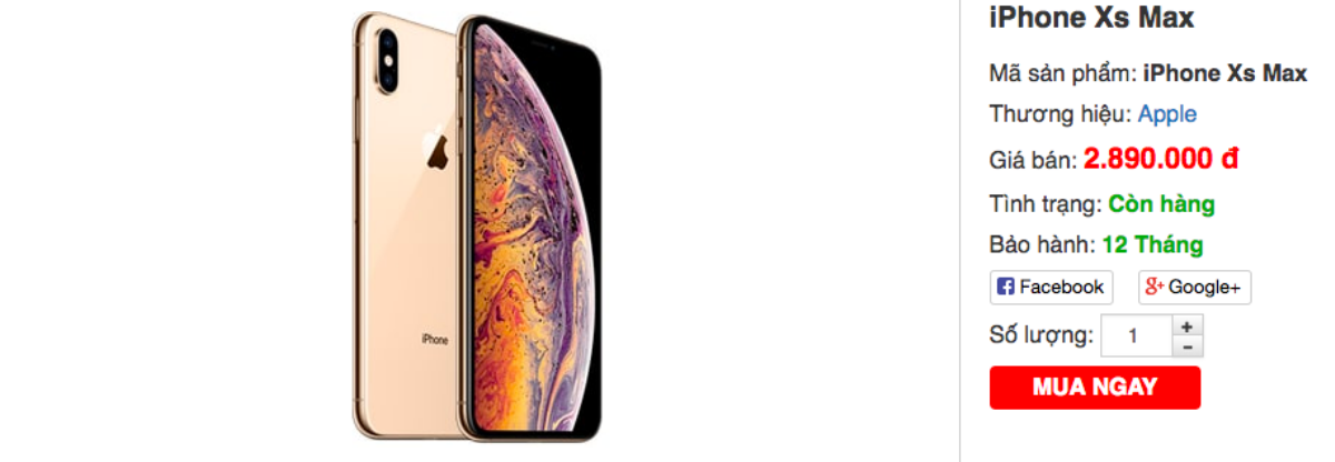 Xuất hiện ‘iPhone Xs Max’ giá chưa đến 3 triệu đồng tại Việt Nam Ảnh 1