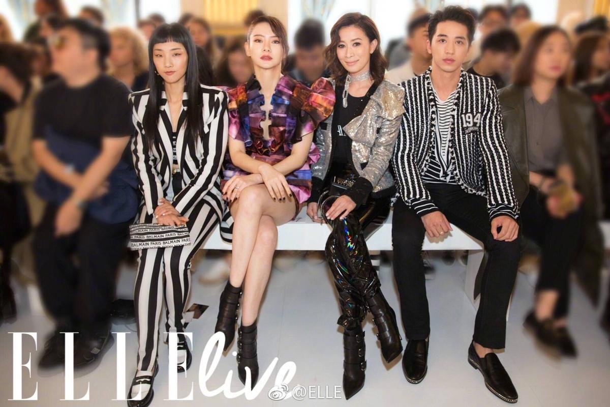 Hứa Ngụy Châu bảnh bao bên 'noona' Sandara Park, Xa Thi Mạn và Mai Davika ở 'Paris Fashion Week' ngày 4 Ảnh 35