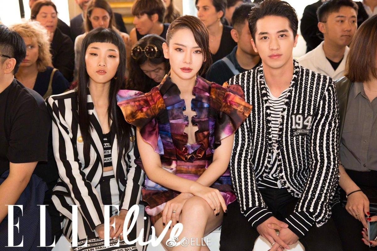 Hứa Ngụy Châu bảnh bao bên 'noona' Sandara Park, Xa Thi Mạn và Mai Davika ở 'Paris Fashion Week' ngày 4 Ảnh 34