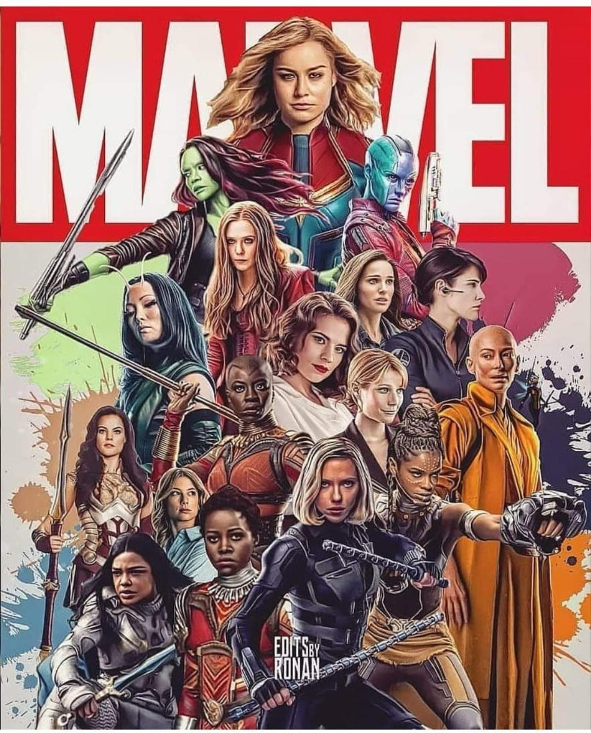 Khi nữ siêu anh hùng của Marvel cùng xuất hiện trong một tấm poster: Quá đẹp và hấp dẫn! Ảnh 1