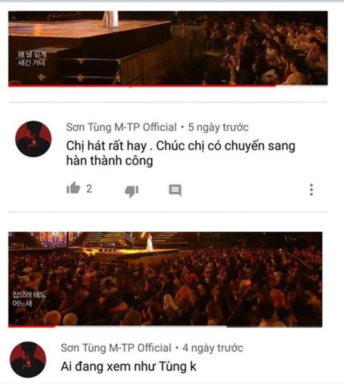 Thực hư chuyện Sơn Tùng M-TP bình luận màn live tiếng Hàn ‘Người hãy quên em đi’ của Mỹ Tâm Ảnh 1