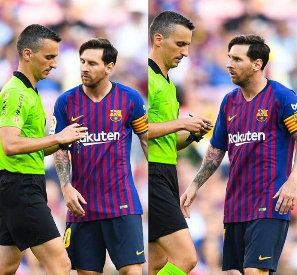 Messi đã dằn mặt trọng tài trên sân như thế nào? Ảnh 1