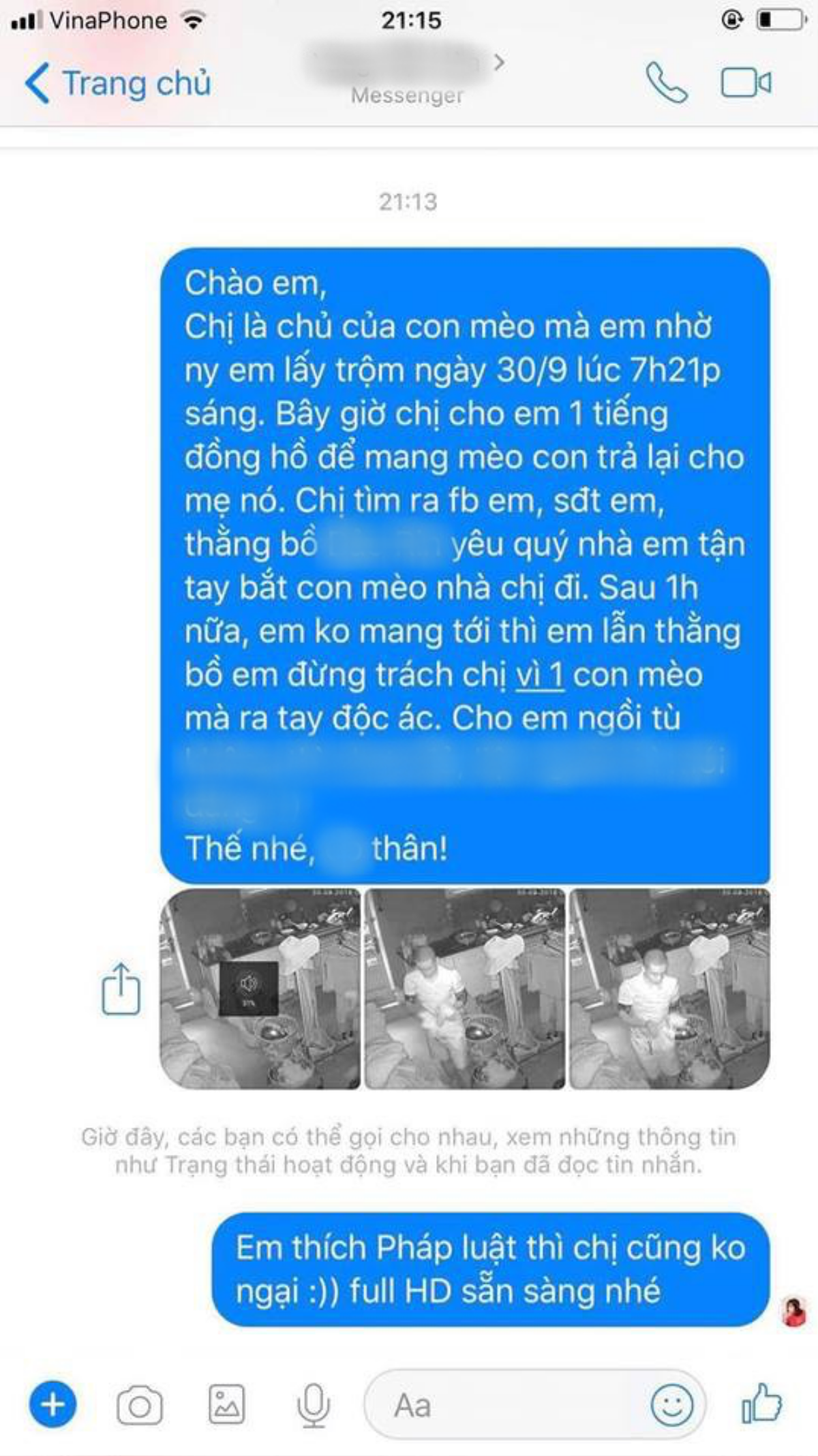 Cặp đôi vào khách sạn quỵt tiền phòng còn bế trộm mèo: Gia chủ tìm được facebook nhưng cô gái biện lý do 'em vẫn muốn nuôi' Ảnh 1