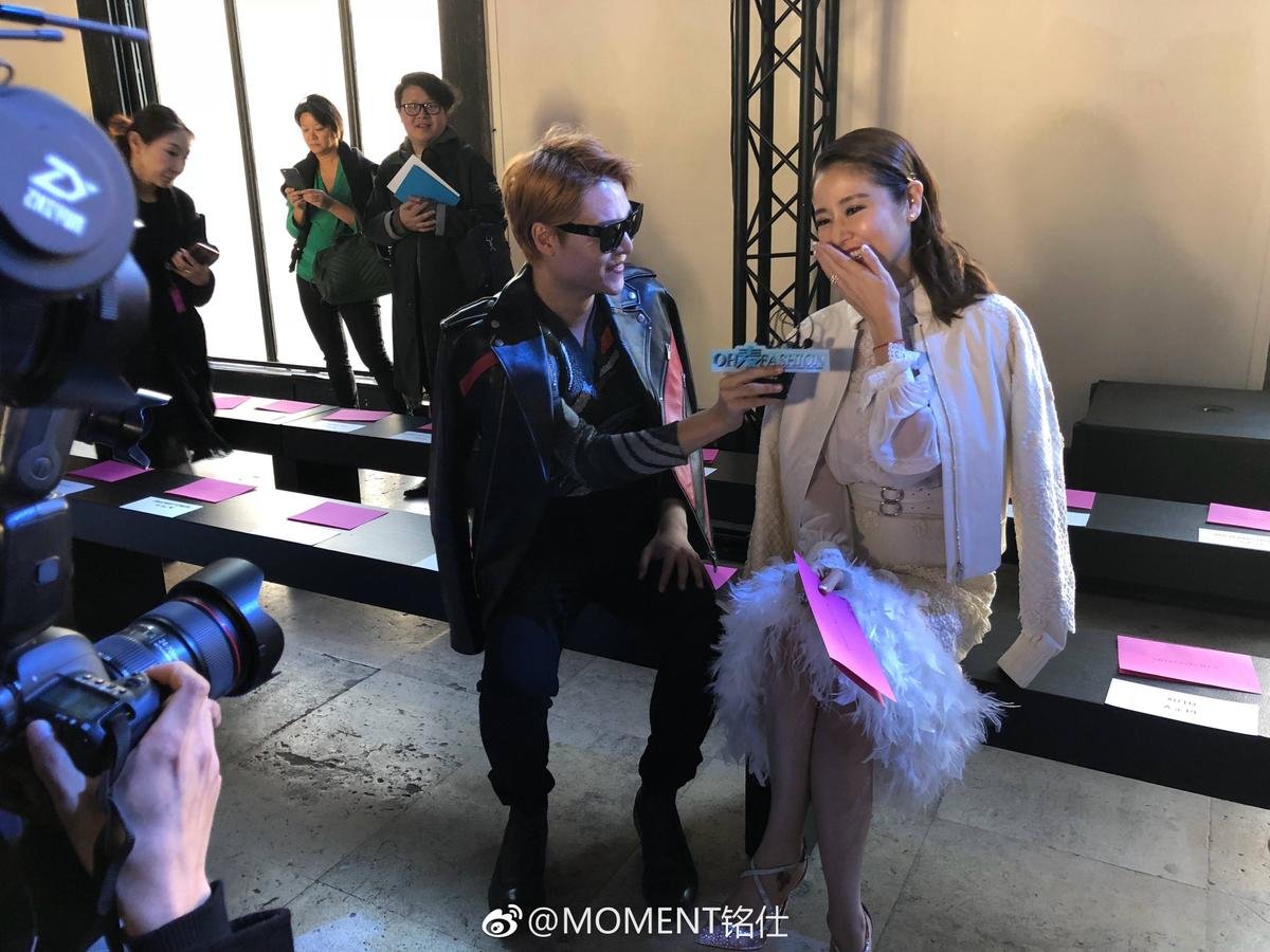 Lâm Tâm Như, Xa Thi Mạn và Ngô Cẩn Ngôn tại 'Paris Fashion Week' ngày 7 Ảnh 31