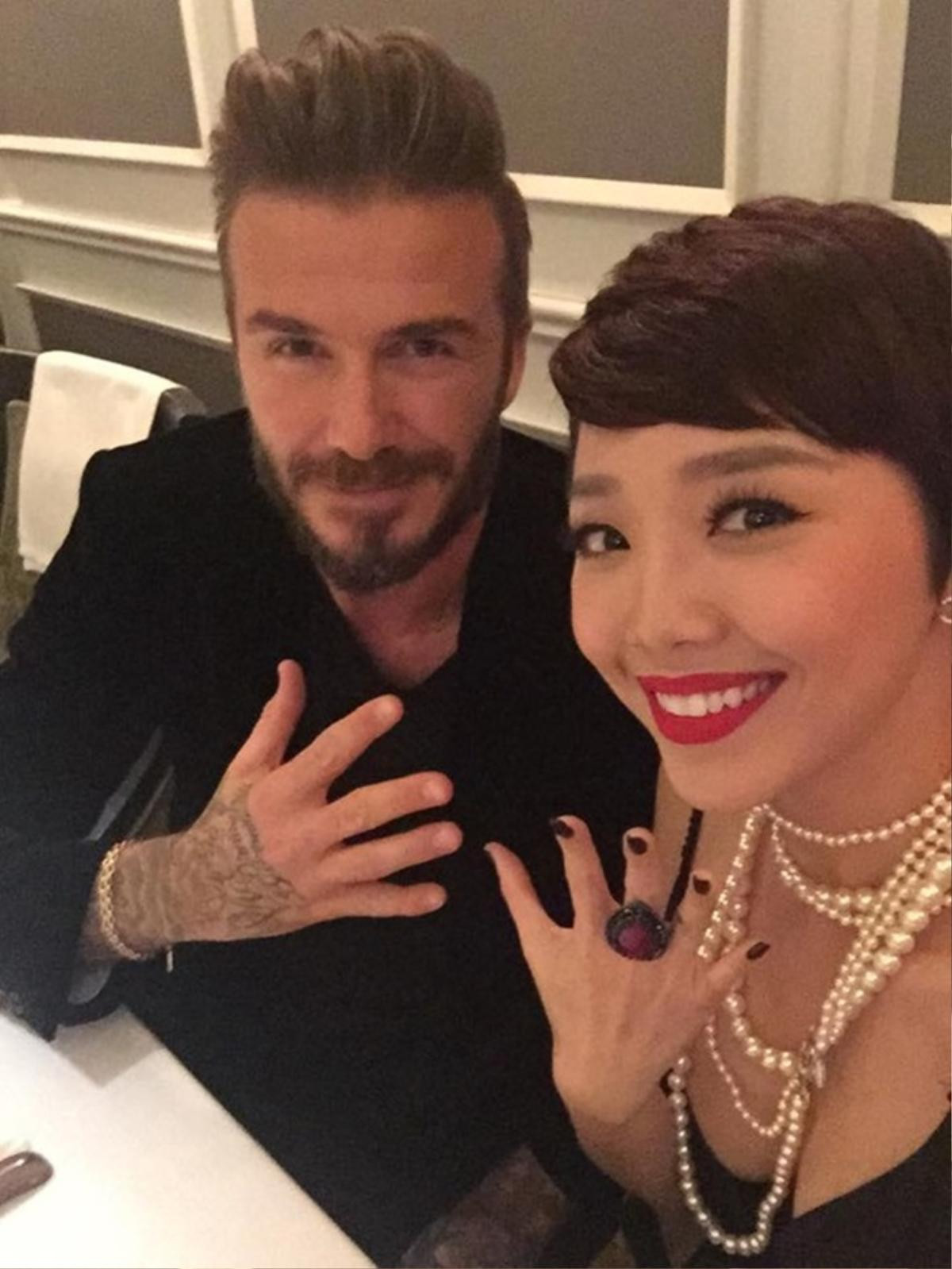 Những mỹ nhân Việt từng có dịp sánh vai cùng cựu danh thủ David Beckham Ảnh 3