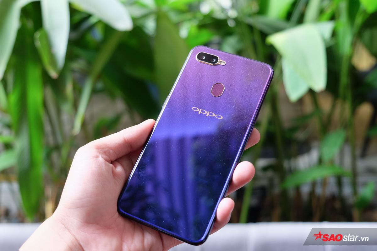 Trên tay OPPO F9 tím tinh tú mới: Màu máy cực đẹp, cấu hình và giá không đổi! Ảnh 4