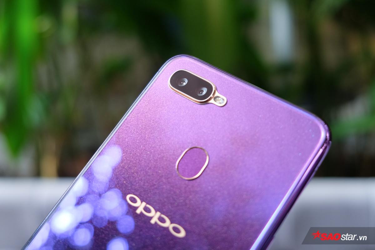 Trên tay OPPO F9 tím tinh tú mới: Màu máy cực đẹp, cấu hình và giá không đổi! Ảnh 5