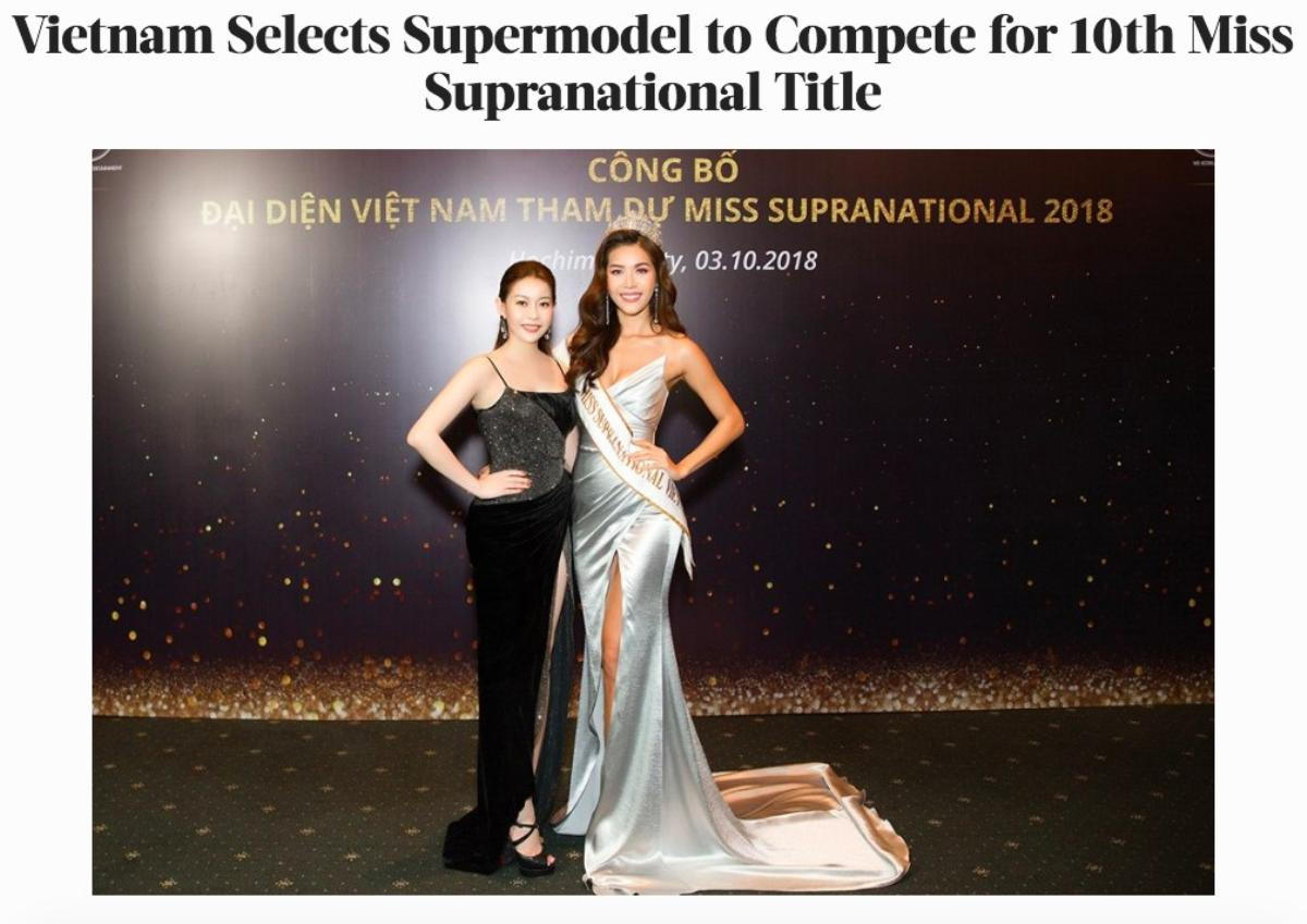 Vừa công bố đi thi, Minh Tú đã được diễn đàn quốc tế dự đoán chiến thắng Miss Supranational 2018 Ảnh 1