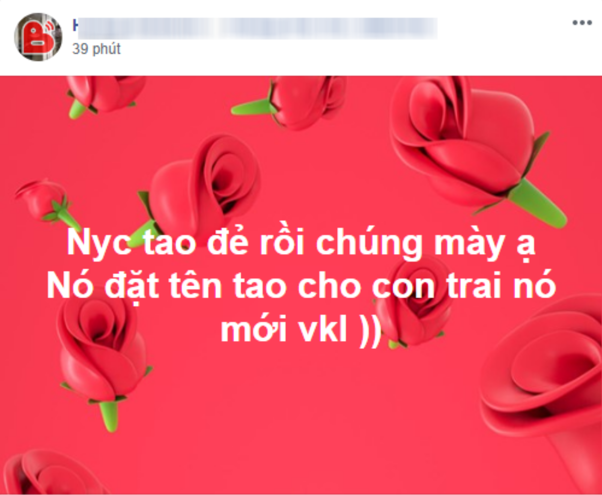 Chàng trai hí hửng khoe người yêu cũ lấy tên mình đặt cho con mới sinh, dân mạng tạt gáo nước lạnh 'lúc nó chửi con thì sao' Ảnh 1