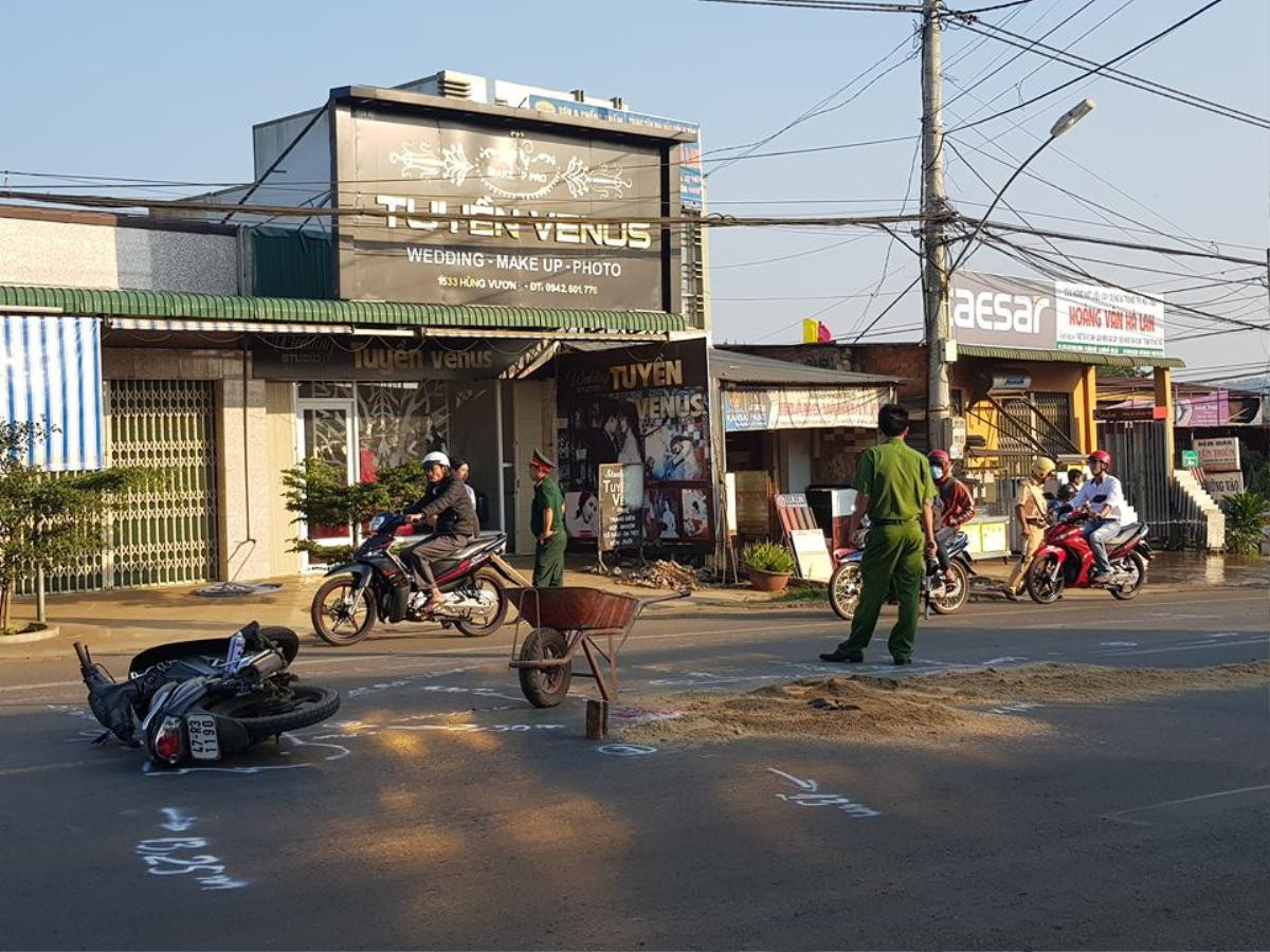 Truy tìm ô tô gây tai nạn khiến Trung úy quân đội tử vong ở Đắk Lắk Ảnh 1