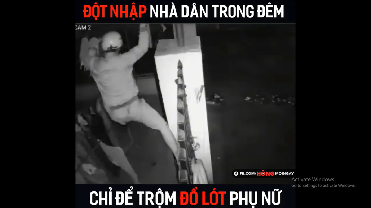 Thanh niên biến thái nhân lúc vắng người đột nhập trộm đồ lót ai ngờ bị camera ghi lại Ảnh 2