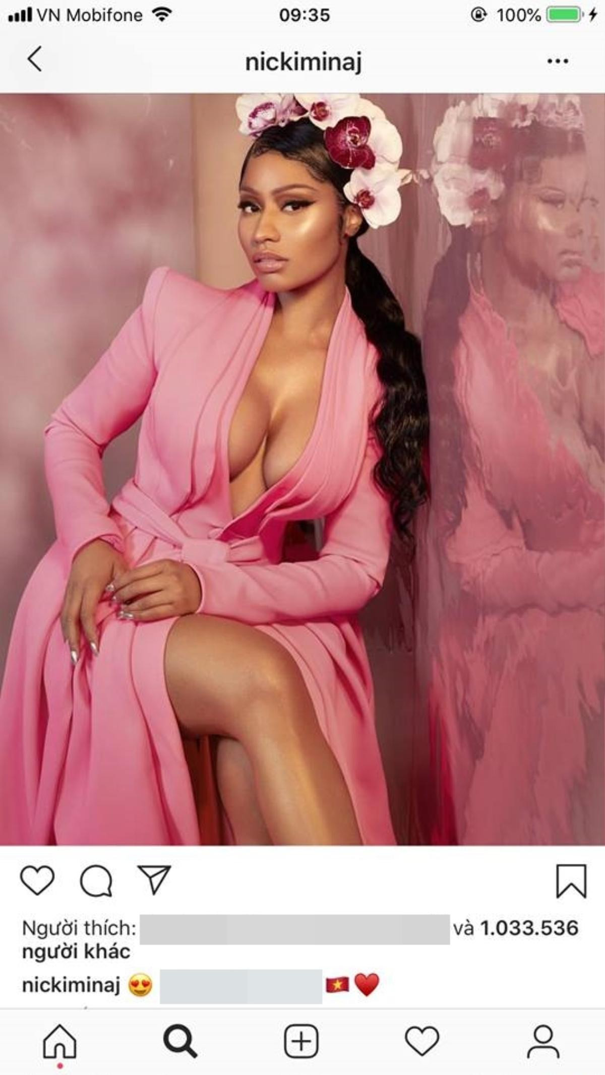 Fan sung sướng: Nicki Minaj đội nón bảo hiểm, liên tục gọi tên Việt Nam trên Instagram! Ảnh 3