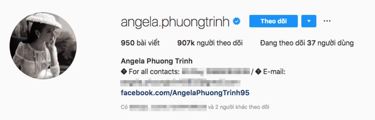 Angela Phương Trinh mất ngủ vì mất tài khoản Instagram gần triệu người theo dõi Ảnh 2