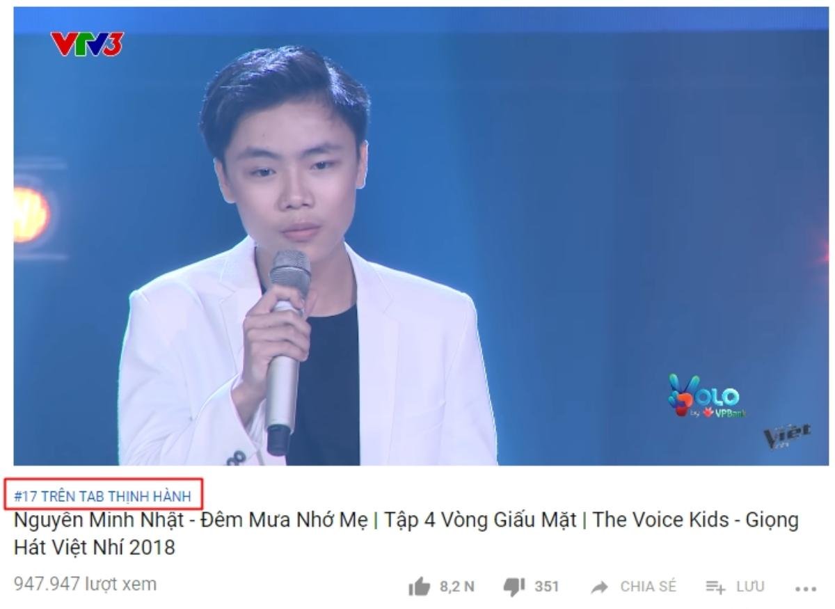 'Cậu bé dân ca' Minh Nhật 'gây bão' Youtube Trending, tiết mục Giấu mặt cán mốc 'triệu view' Ảnh 1