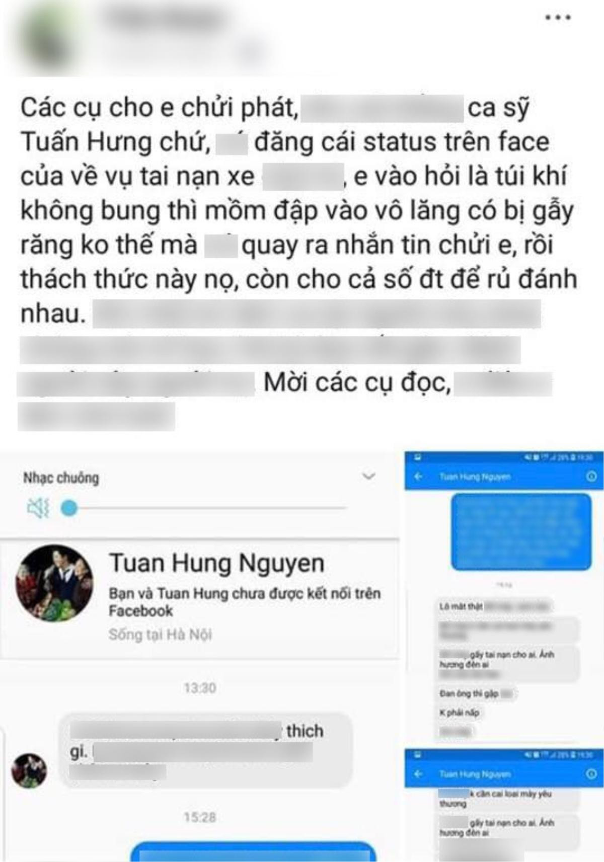 Tuấn Hưng trực tiếp nhắn tin ‘dằn mặt’ người ‘đá đểu’ mình về siêu xe 16 tỷ gặp tai nạn, còn đây là phản ứng của cộng đồng mạng Ảnh 1