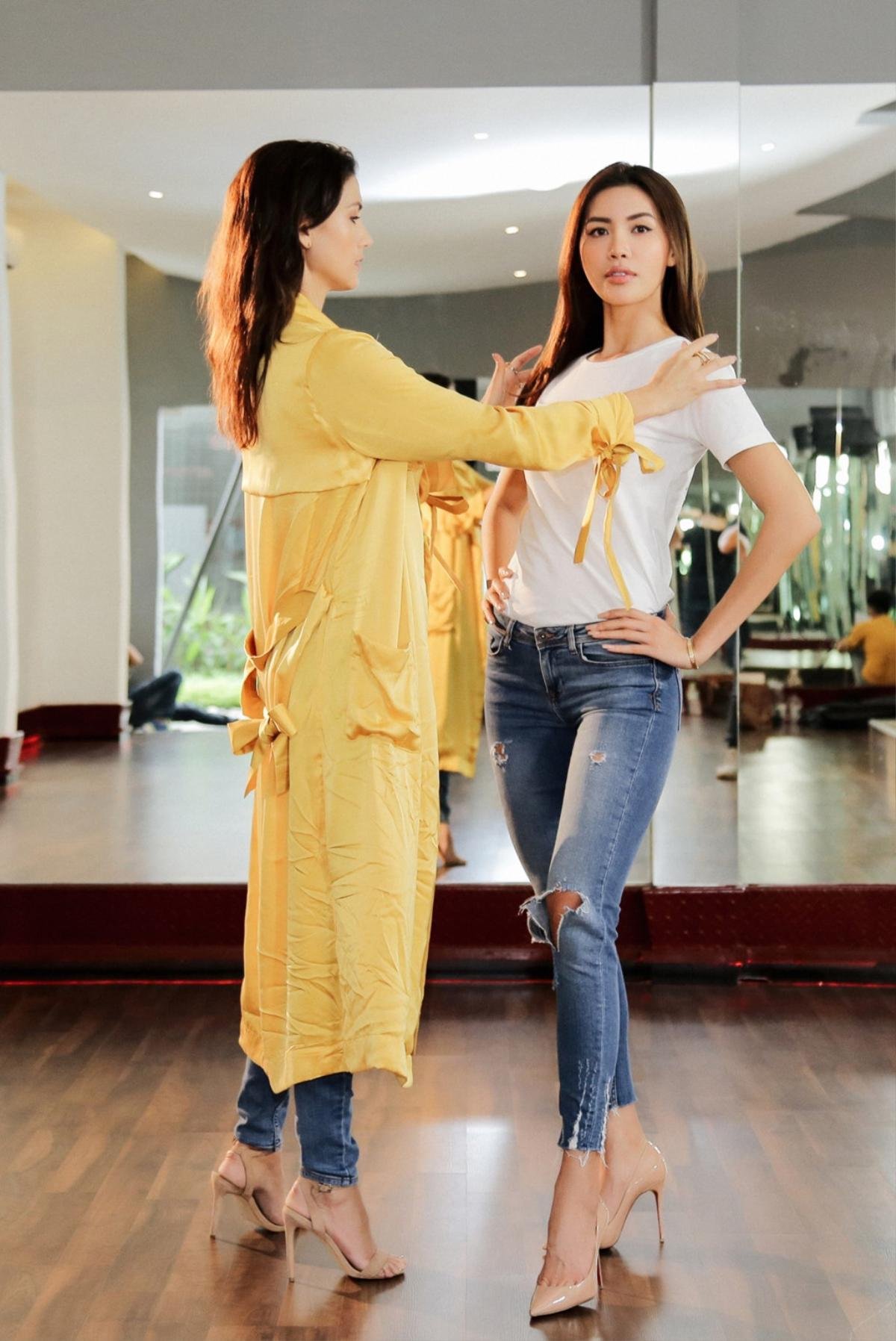 Minh Tú khoe catwalk chuẩn và được tận tay Cindy Bishop chỉ dạy trước khi lên đường chinh chiến Ảnh 1