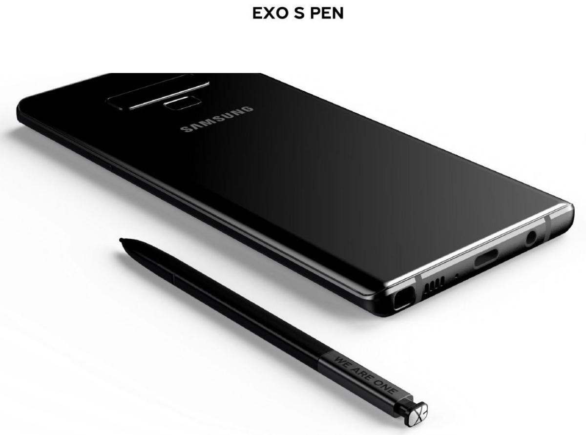 Rò rỉ hình ảnh Galaxy Note 9  phiên bản EXO tuyệt đẹp, tặng luôn vé mời xem concert miễn phí Ảnh 3