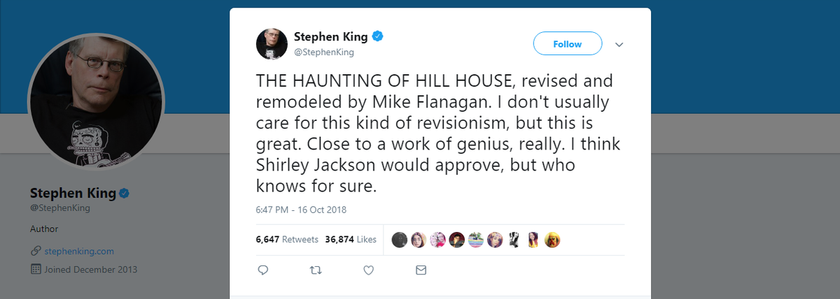 'Gần chạm đỉnh cao' là 4 chữ Stephen King dành tặng cho 'The Haunting of Hill House' của Netflix! Ảnh 6