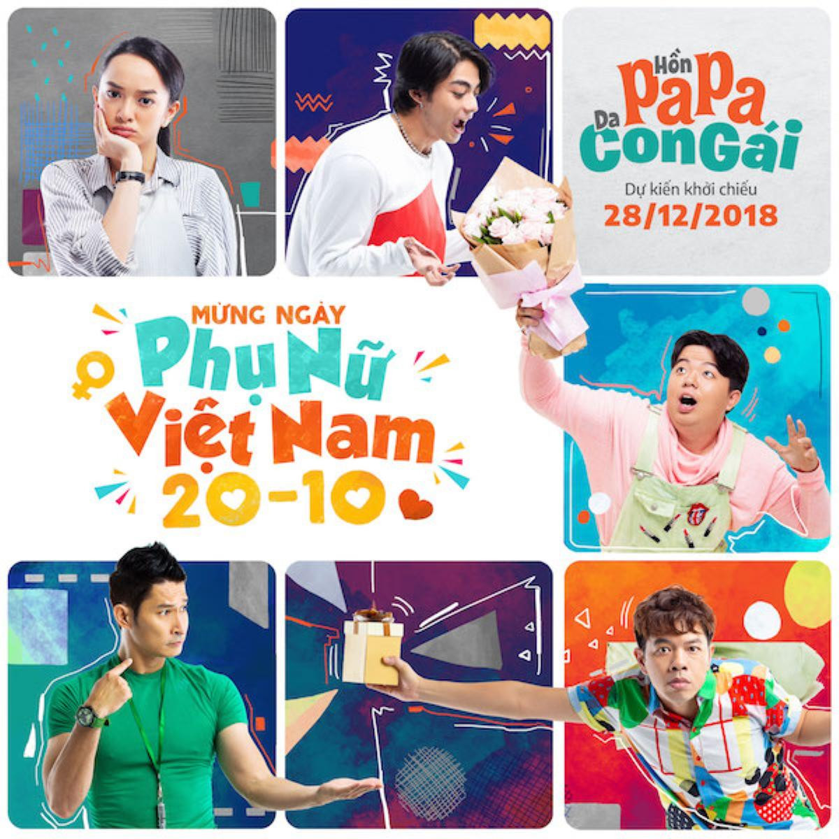 Thái Hòa, Kaity Nguyễn và dàn diễn viên 'Hồn Papa, da con gái' chúc mừng ngày Phụ nữ Việt Nam 20/10 Ảnh 5