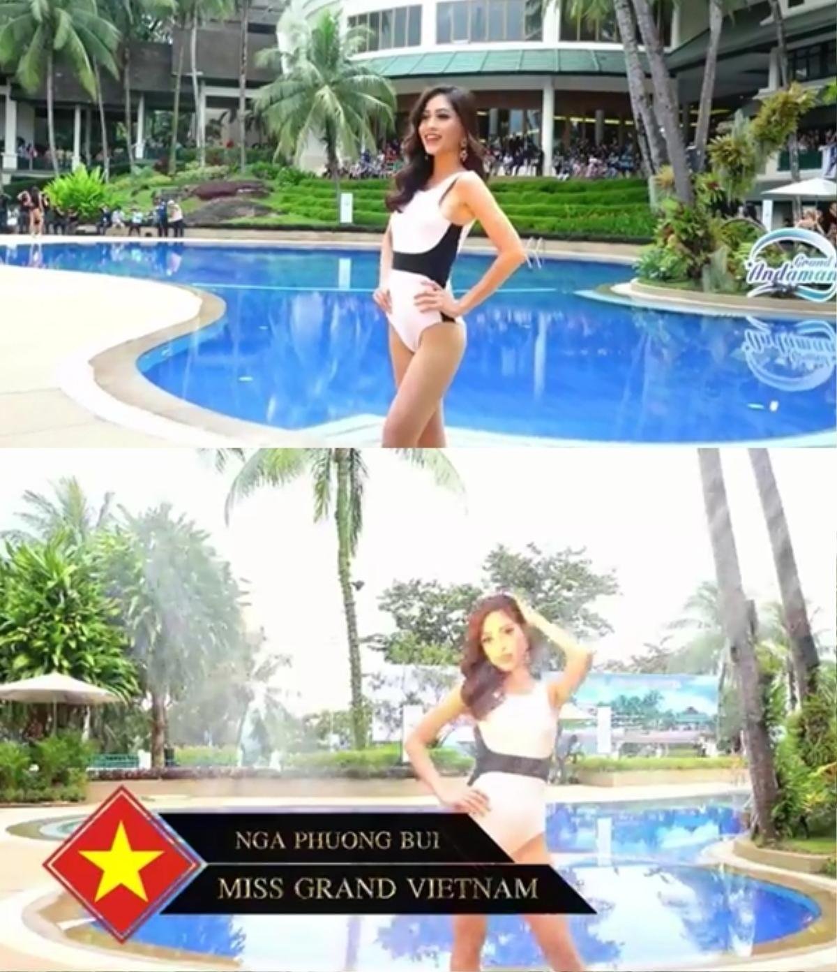 CLIP: Phương Nga trình diễn bikini tại Miss Grand International xuất sắc nhưng vẫn quá lép vế! Ảnh 2