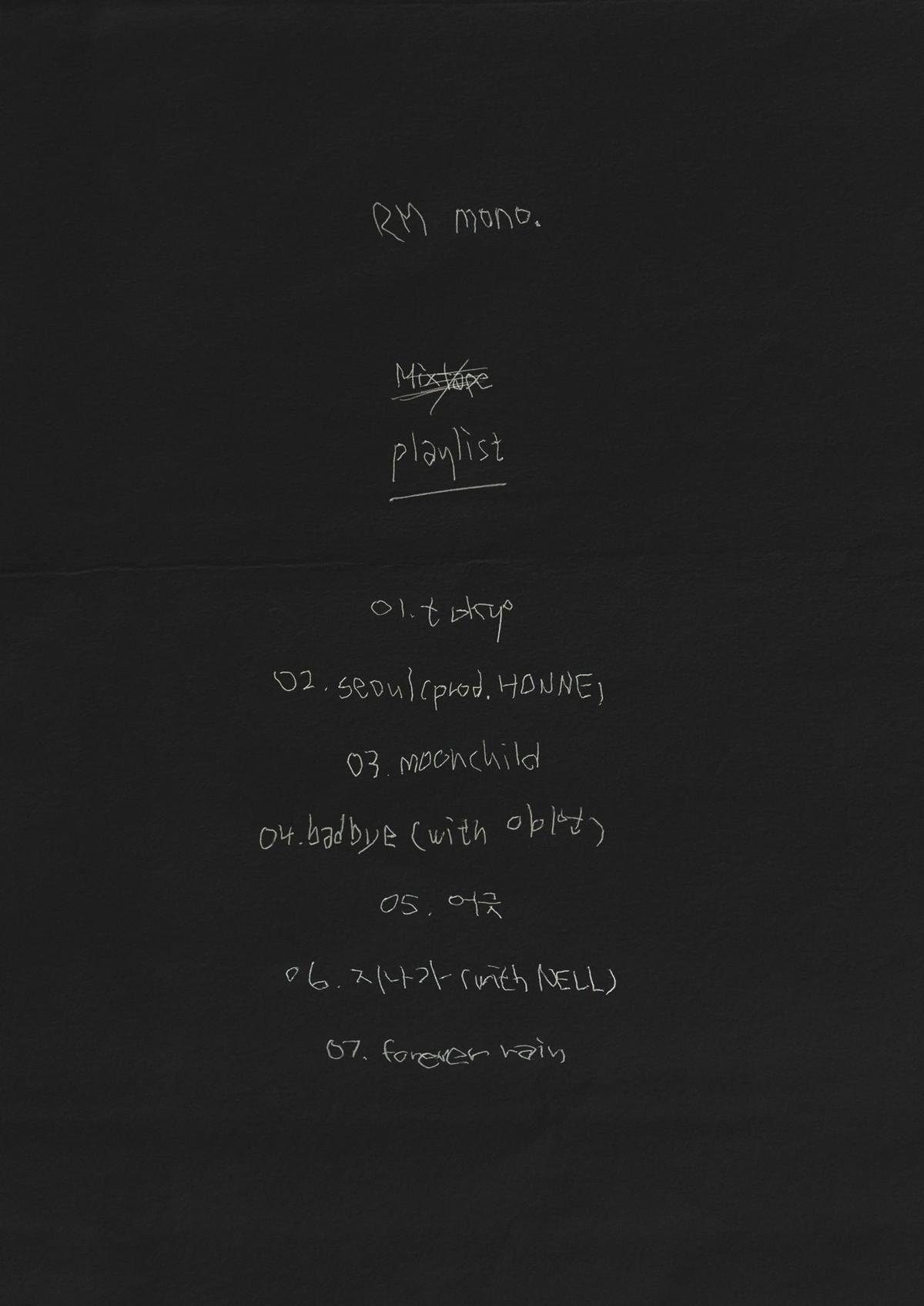 Fan ngã ngửa khi Big Hit bất ngờ tiết lộ tracklist mixtape ‘Mono’ của RM(BTS) Ảnh 4