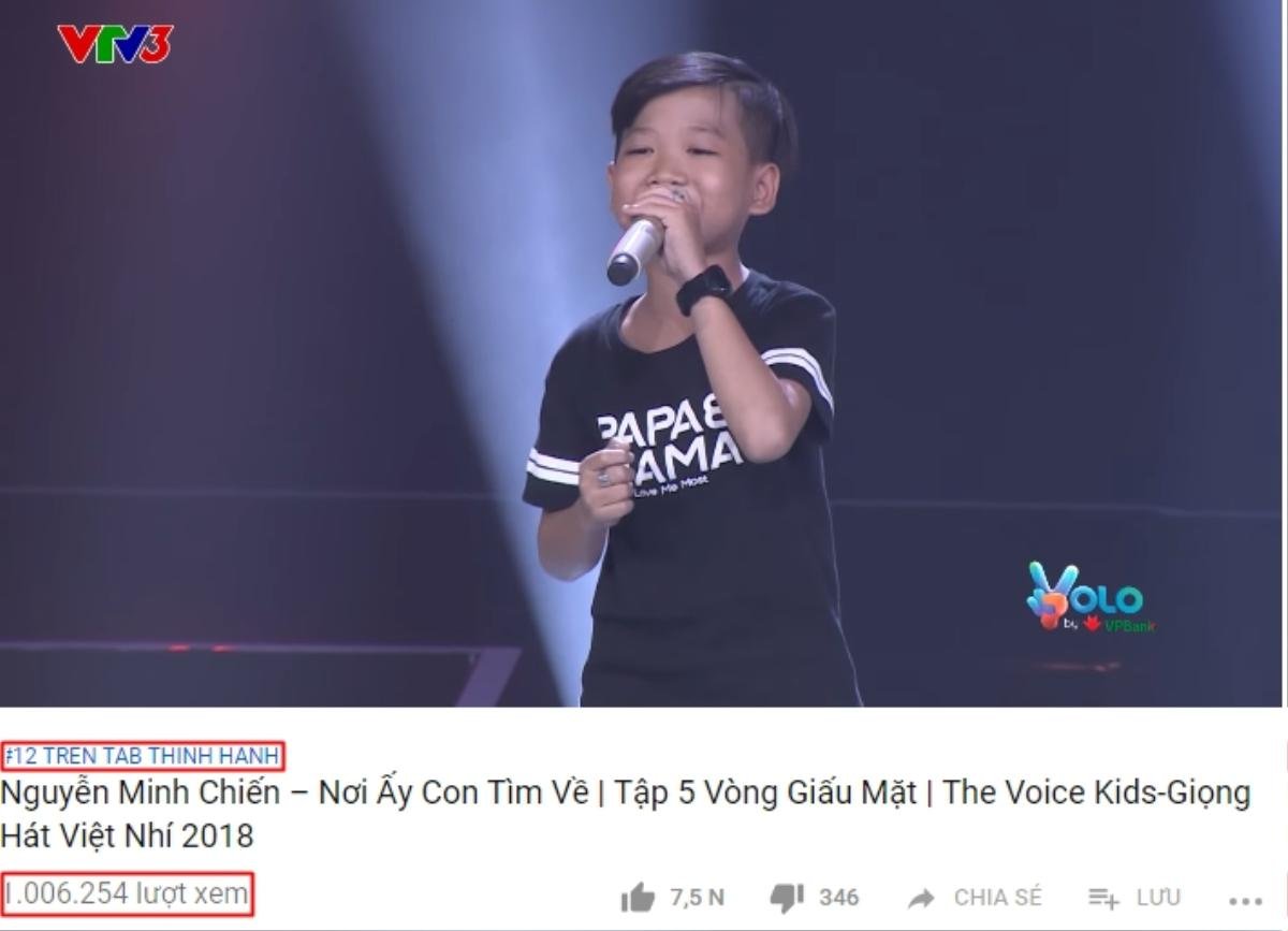 'Thí sinh lấp chỗ' Minh Chiến vượt mốc triệu view, 'đánh chiếm' Youtube Trending chỉ sau 1 ngày Ảnh 1