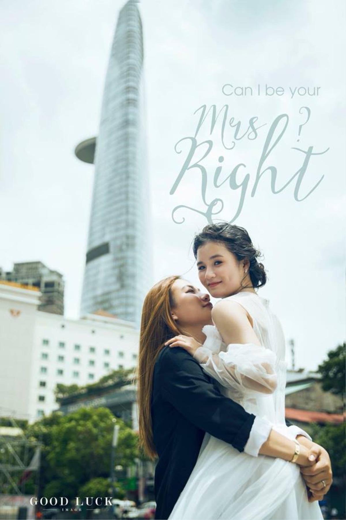 Bộ ảnh ' Can I be your Mrs Right?' của cặp đôi đồng tính nữ đẹp lung linh giữa đất trời Sài Gòn Ảnh 1