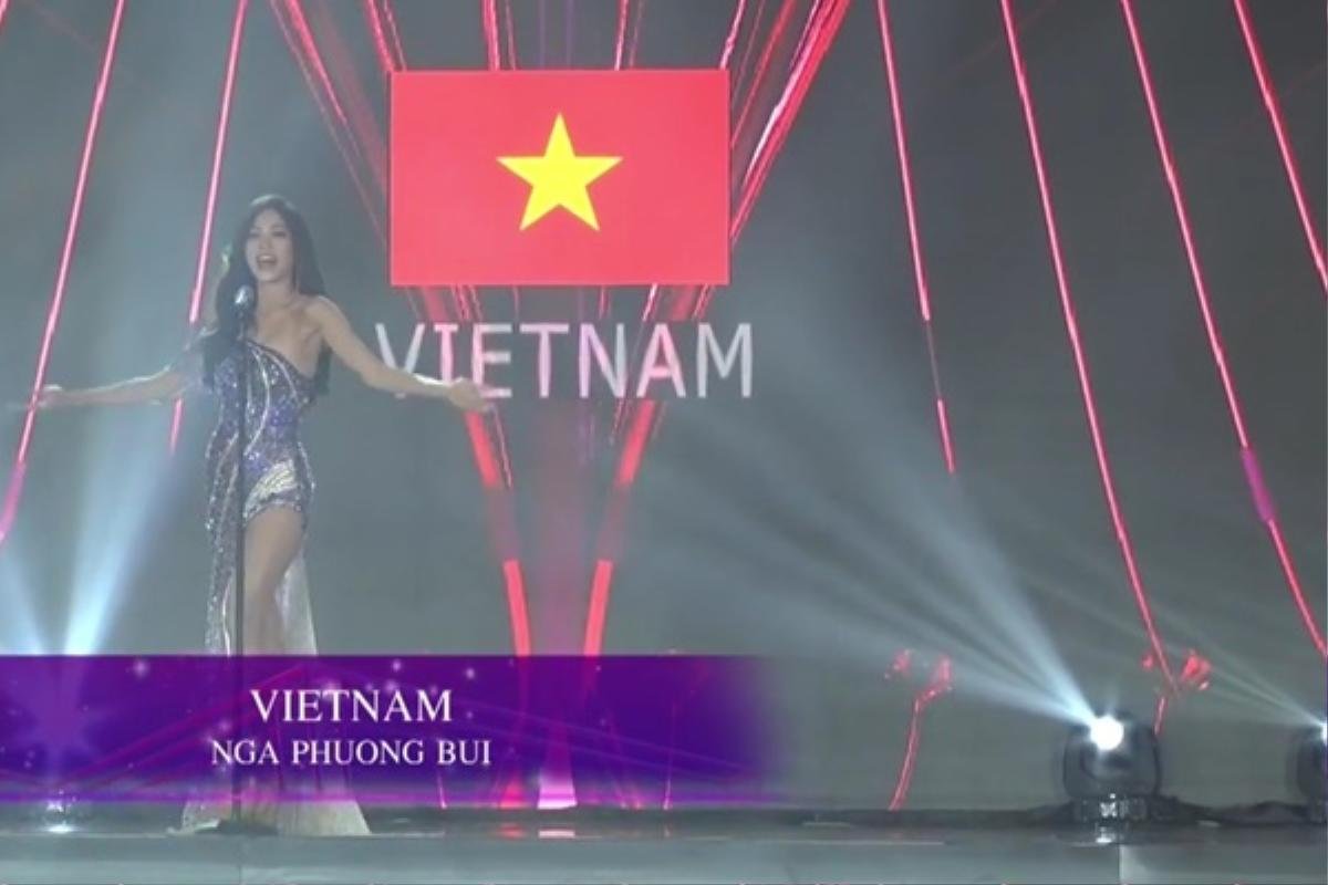 CLIP: Phương Nga trình diễn váy dạ hội quá đẹp mắt và cuốn hút tại Bán kết Miss Grand International 2018 Ảnh 1