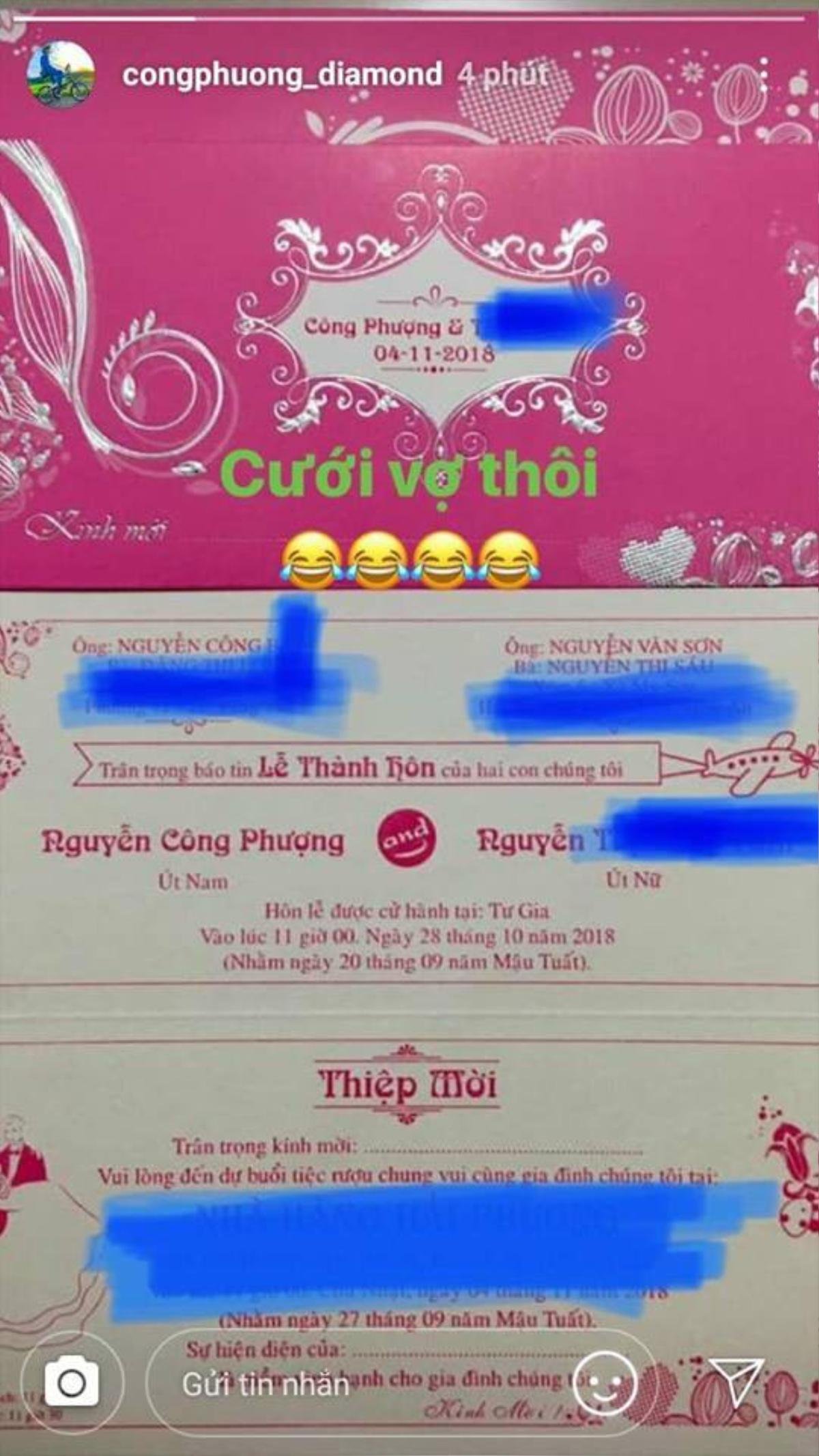 Bỗng dưng khoe thiệp cưới, Công Phượng đang khiến bao cô gái đứng ngồi không yên Ảnh 1