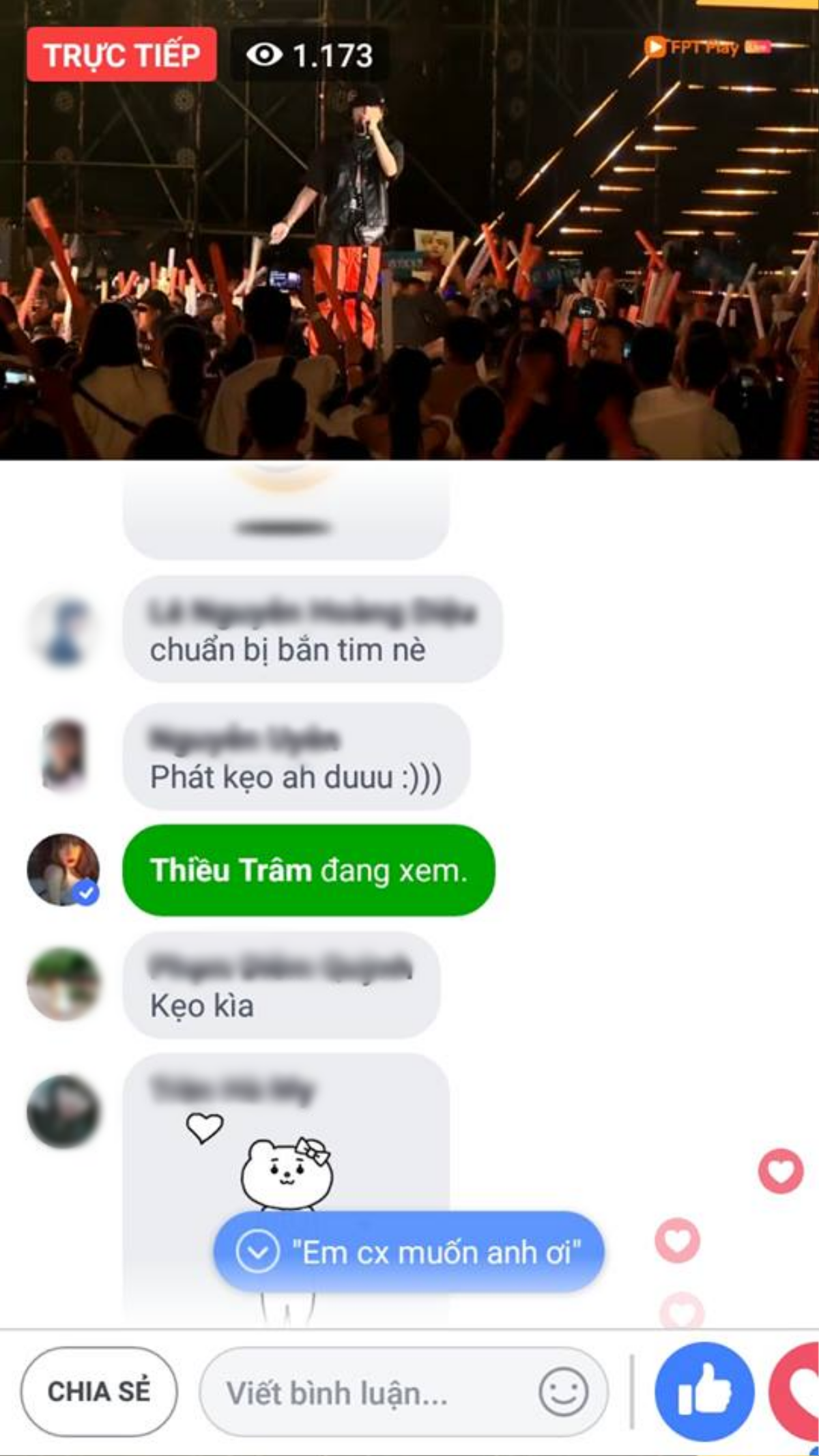 Netizen nhập vai 'thám tử' thành công: Phát hiện Thiều Bảo Trâm xem livestream buổi biểu diễn của Sơn Tùng Ảnh 4