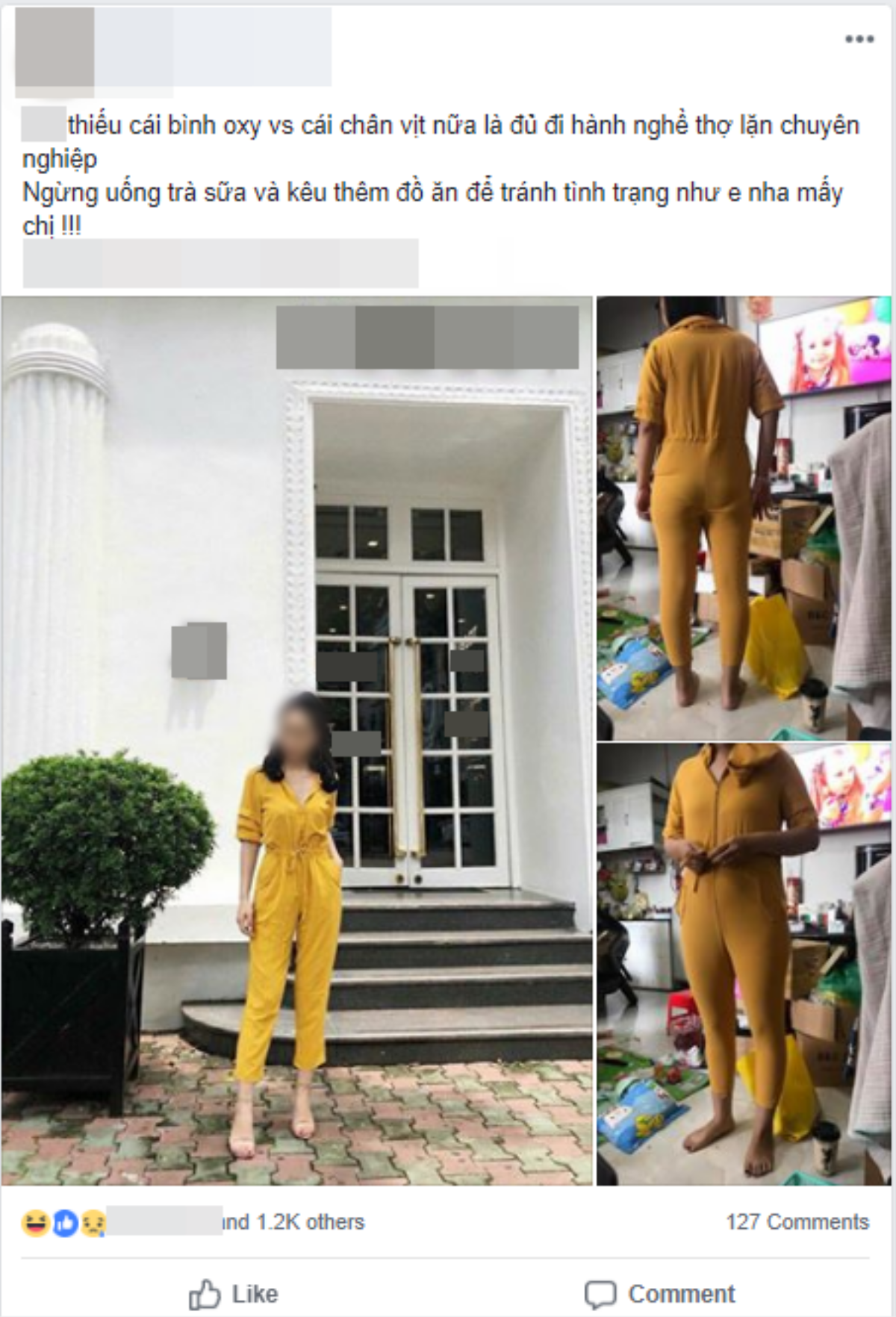 Lại chuyện dở khóc dở cười khi mua hàng online: Từ Jumpsuit vàng quý phái thành bộ đồ thợ lặn nhăn nhúm xấu xí Ảnh 1