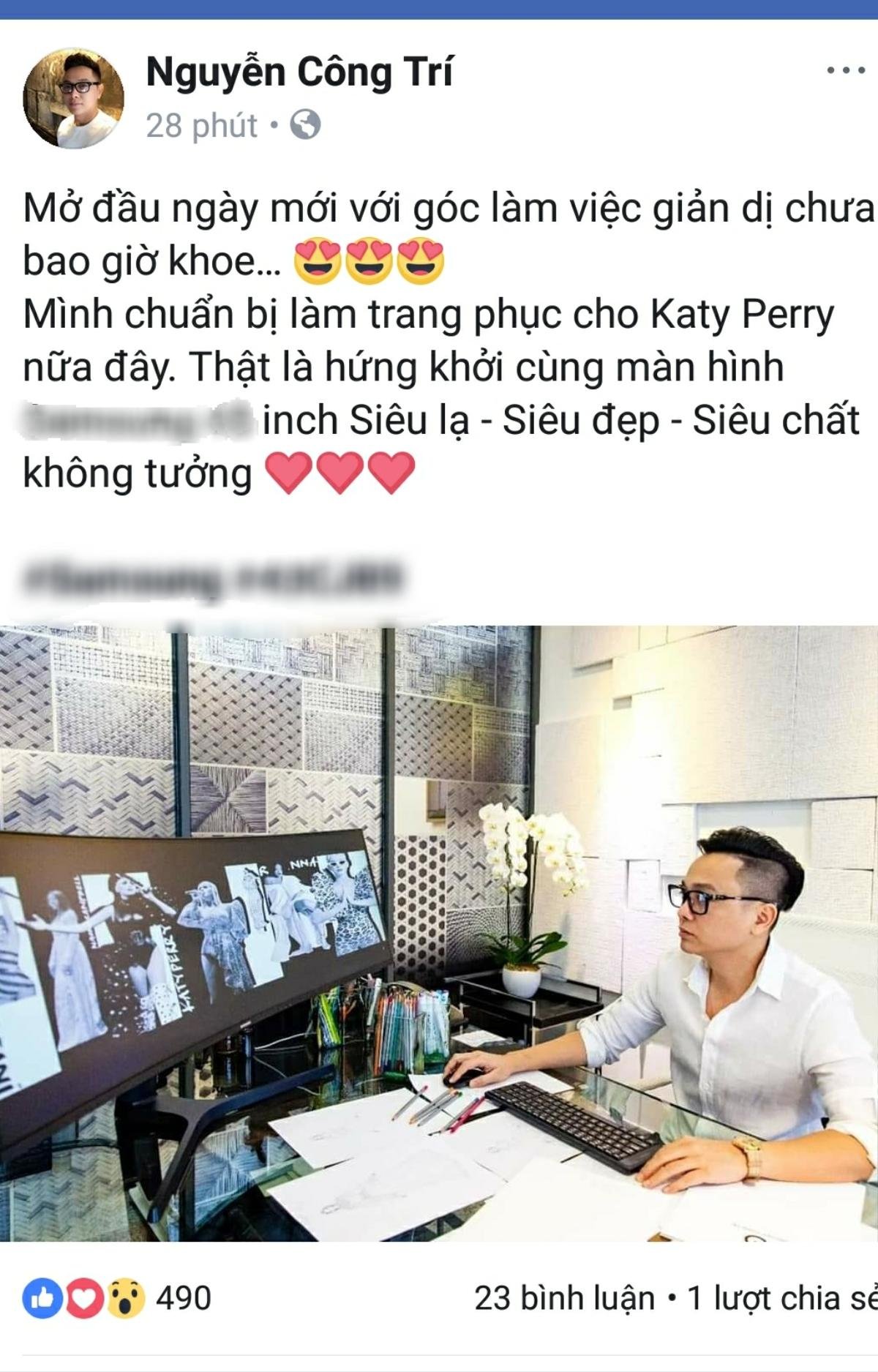 Tiếp tục được Katy Perry chọn mặt gửi vàng, Công Trí quả xứng danh anh cả của thời trang Việt Ảnh 1