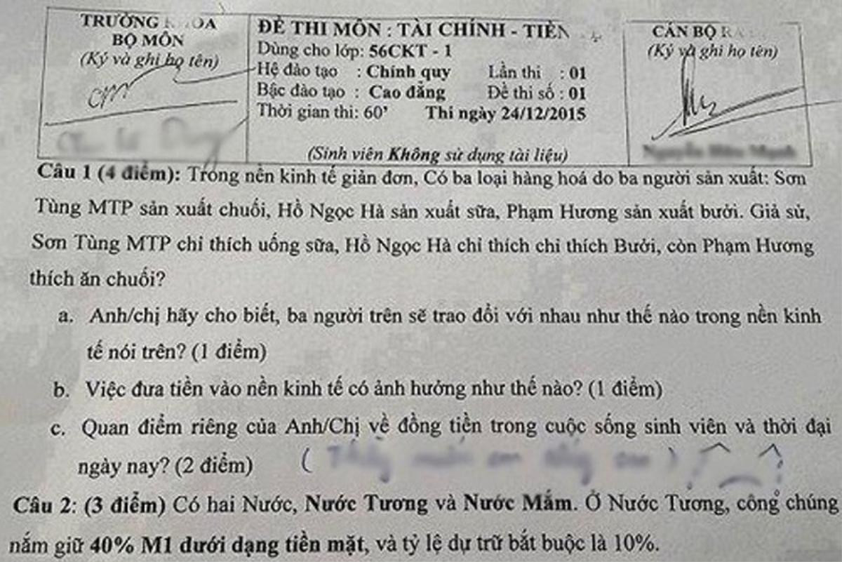 Những đề bài 'bá đạo' của giáo viên khiến học sinh muốn buông bỏ tất cả để tập trung làm bài Ảnh 4