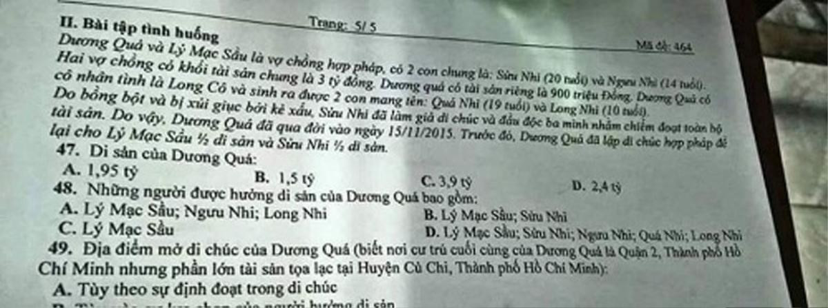 Những đề bài 'bá đạo' của giáo viên khiến học sinh muốn buông bỏ tất cả để tập trung làm bài Ảnh 5