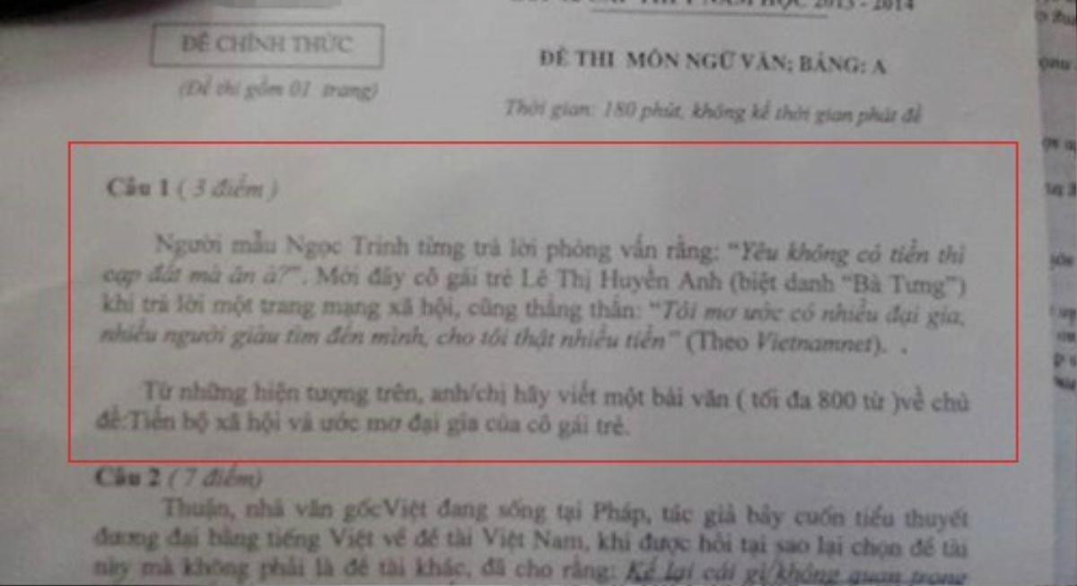 Những đề bài 'bá đạo' của giáo viên khiến học sinh muốn buông bỏ tất cả để tập trung làm bài Ảnh 7