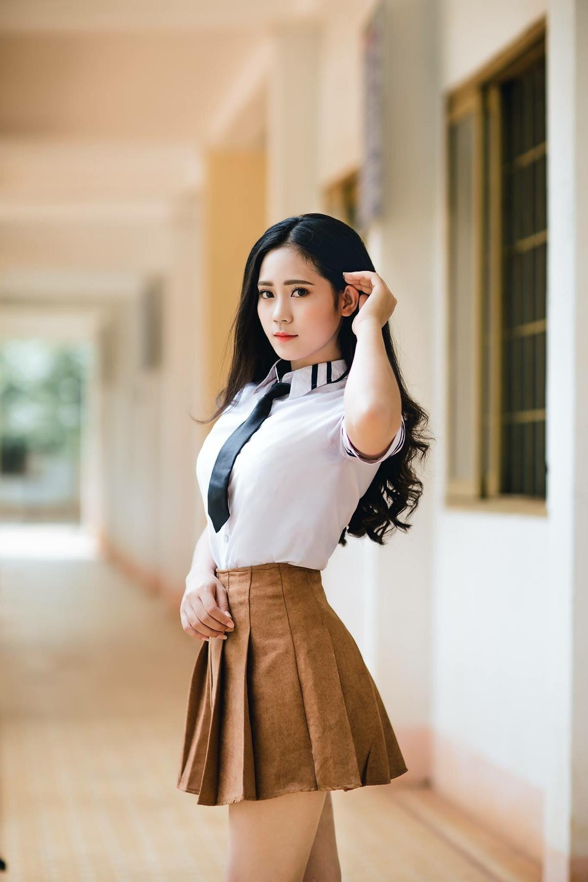 Trọn bộ ảnh những thí sinh đẹp như hoa đang chiếm 'spot light' cuộc thi Miss Hutech 2019 Ảnh 8