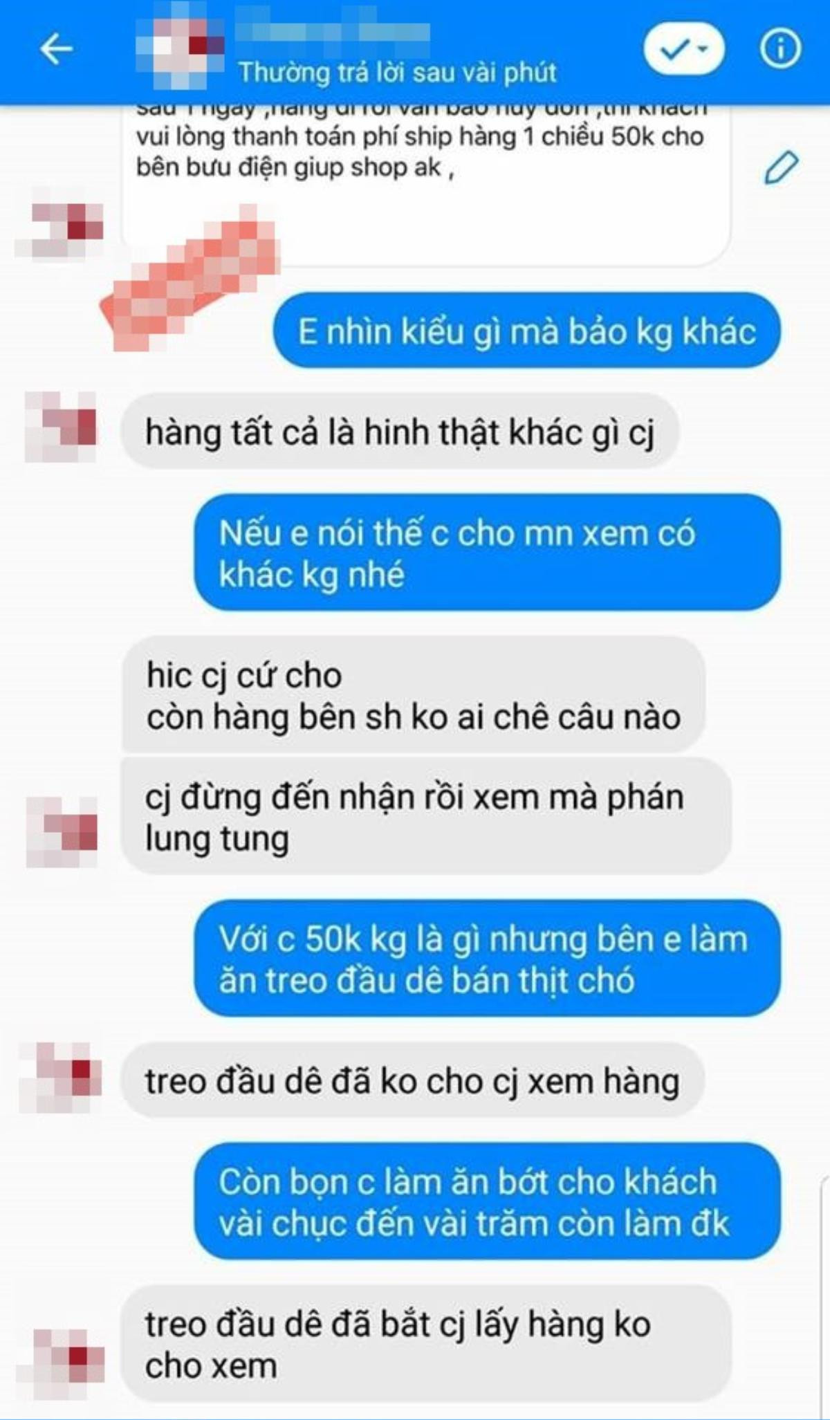 Phản hồi 'treo đầu dê bán thịt chó', chủ shop trở mặt chửi khách: 'Mày bị động kinh à' Ảnh 4