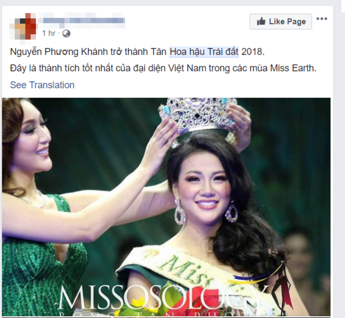 Không trông đợi thì Phương Khánh lại bất ngờ làm nên lịch sử ở Miss Earth 2018 - Cộng đồng mạng phản ứng thế nào? Ảnh 2