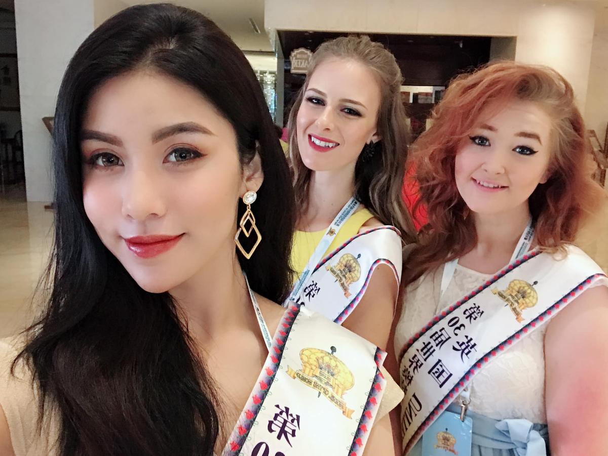 Hé lộ trang phục dạ hội của á hậu Ngọc Huyền tại Miss Model Of The World 2018 Ảnh 10