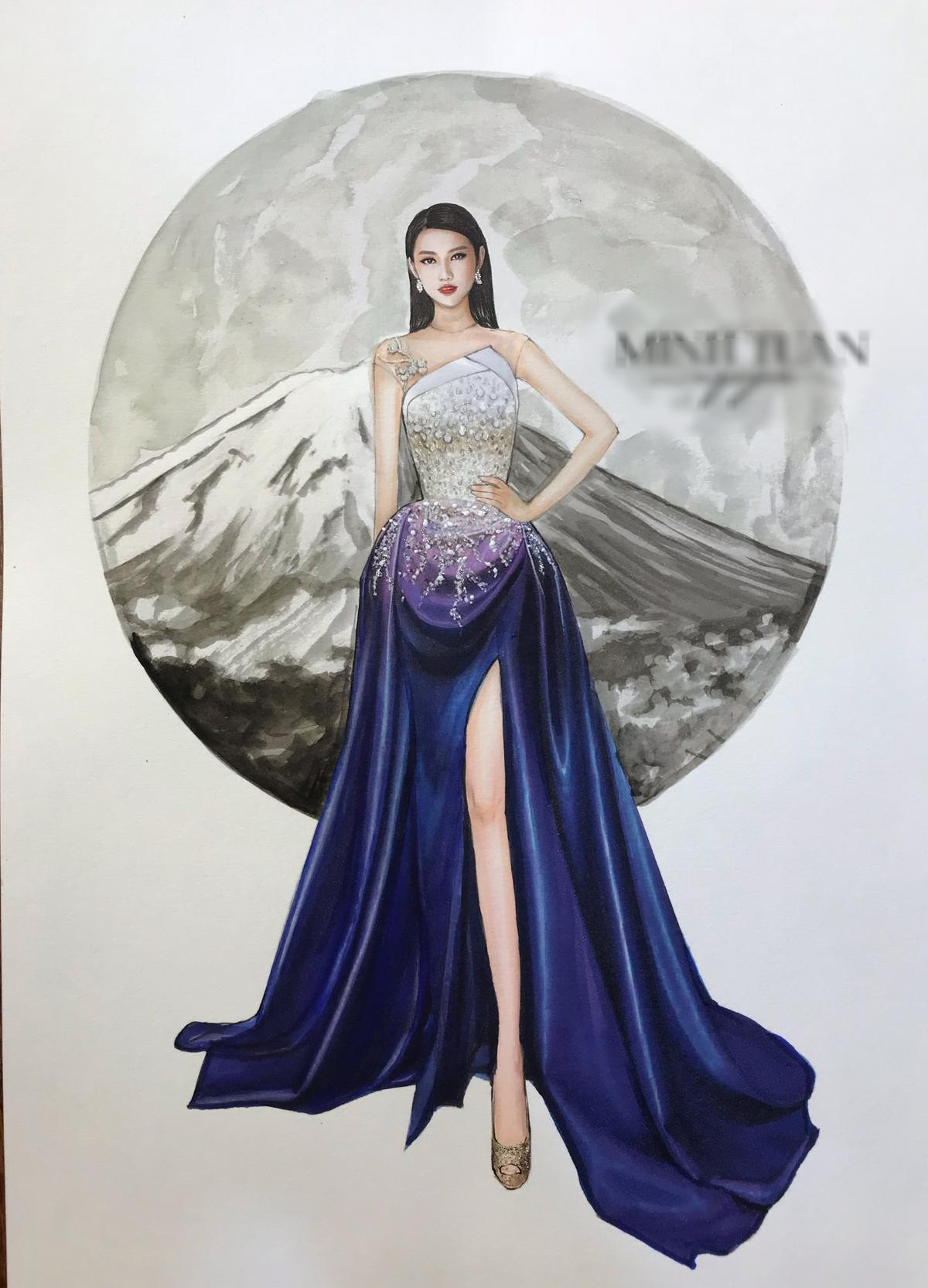 Với trang phục dạ hội đầy ý nghĩa, Thùy Tiên có ghi điểm trong đêm chung kết Miss International 2018? Ảnh 3