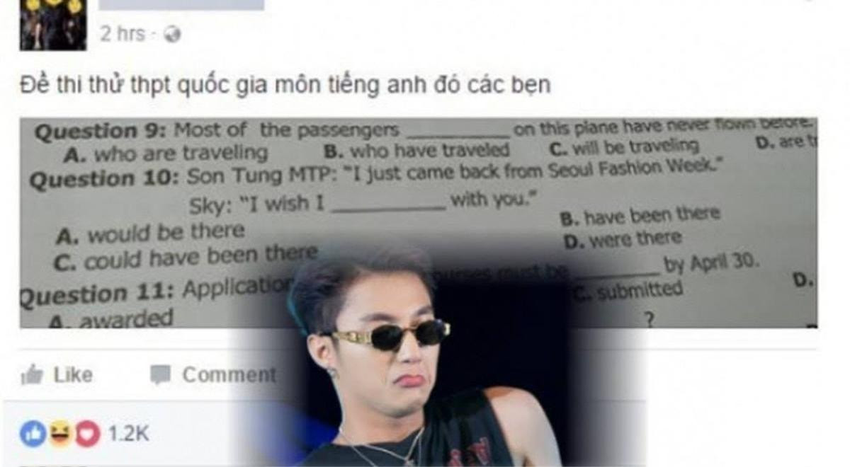 Khi cái tên Sơn Tùng M-TP là nguồn cảm hứng cho muôn kiểu đề thi của thầy cô giáo Ảnh 10