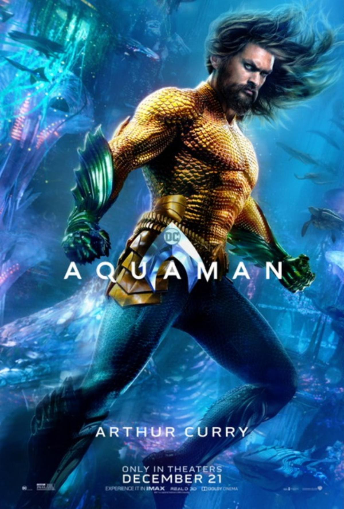 ‘Aquaman’ làm dậy sóng cộng đồng fan với 7 poster mới siêu hoành tráng Ảnh 2